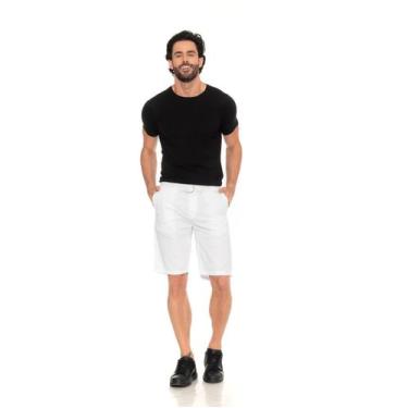 Imagem de Bermuda Masculina Sarja Esporte Fino Classica Casual - The cove Lilih-