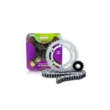 Imagem de Kit Relação KMC Gold Yamaha XTZ 150 Crosser S/ Retentor