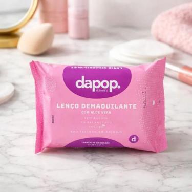 Imagem de Lenço Demaquilante Dapop Aloe Vera Vegano Sem Álcool