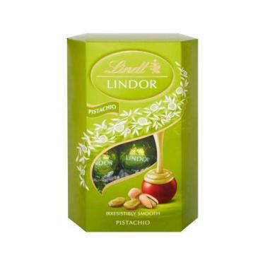 Imagem de Bombons de Chocolate ao Leite com Recheio de Pistache Lindt 200g
