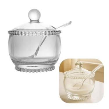 Imagem de Açucareiro em Cristal Pearl de Bolinha Wolff 200ml Servir Mesa Posta