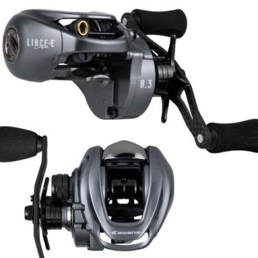 Imagem de Carretilha Kawana Lince Carbon 11 Rolamentos Drag 7kg, Direito