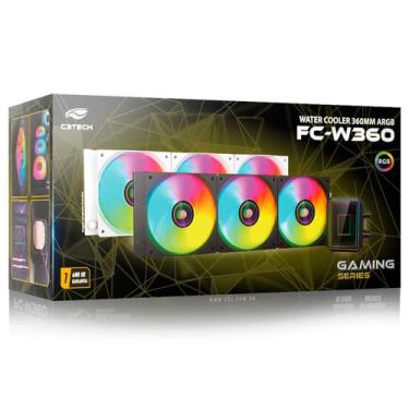 Imagem de Water Cooler C3Tech Gaming Series FC-W360BKV2, 360mm, ARGB, Intel/ AMD