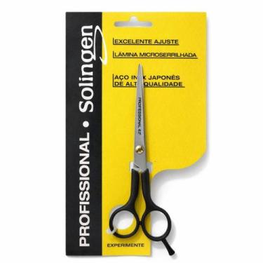 Imagem de Tesoura Profissional Mega Solingen 6.5 Preta Profa65