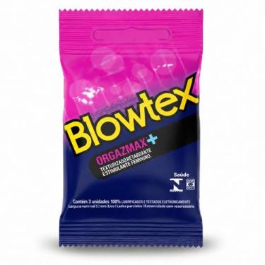 Imagem de Preservativo Blowtex Orgazmax+ Texturizado Mais Estímulo e Proteção Re