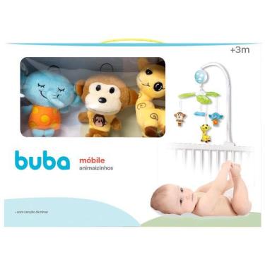 Imagem de Mobile Musical Baby Safari Bichinhos Divertidos Buba 6683