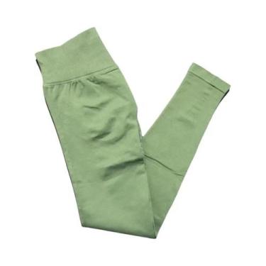 Imagem de Leggings Esportivas Sem Costura Para Mulheres, Efeito Levanta Bumbum, 