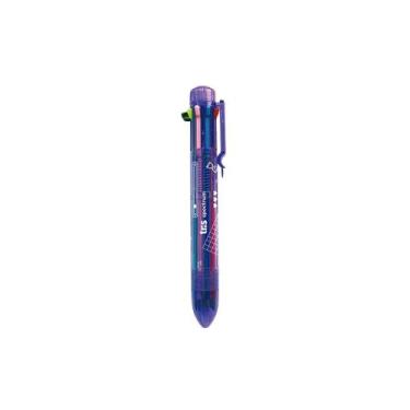 Imagem de Caneta Esferográfica 8 Cores Holic TRIS Azul, Azul