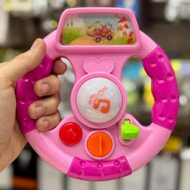 Imagem de Volante Musical Bebê Brinquedo Educativo Interativo Toca de Verdade Co