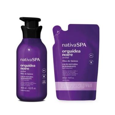 Imagem de OBoticario Kit NativaSpa Orquidea Noire Hid. Corp. + Refil