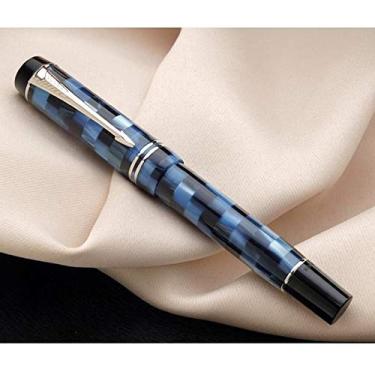 Imagem de Caneta Tinteiro Parker Duofold Mini Check Azul S0779870, S0779870, N/A