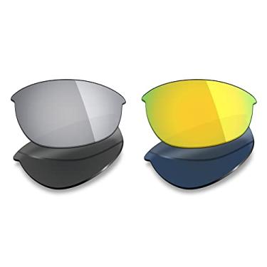 Imagem de Mryok 2 pares de lentes polarizadas de substituição para óculos de sol Oakley Half Jacket – Opções