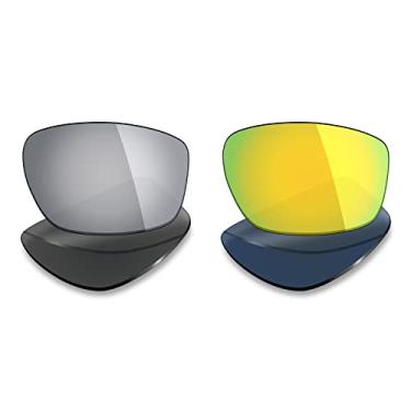 Imagem de 2 pares de lentes polarizadas de reposição da Mryok para óculos de sol Oakley Valve 2014 – Opções