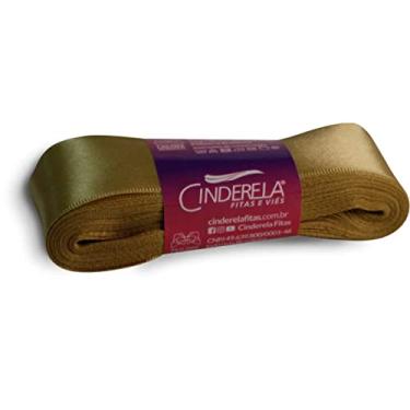 Imagem de Cinderela Fitas Fita de Cetim Simples Face, 38 mm, Dourado, Peça de 10 Metros