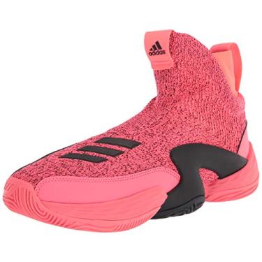 Imagem de adidas Tênis de basquete unissex adulto N3xt L3v3l 2020, Sinal rosa/preto/branco, 6.5