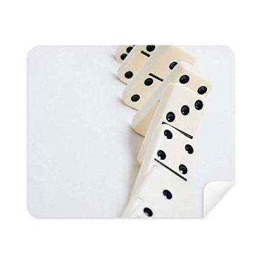 Imagem de Pai Gow Domino Gambling Photo Phone Screen Cleaner Glasses Cleaning Cloth 2 peças Tecido de camurça