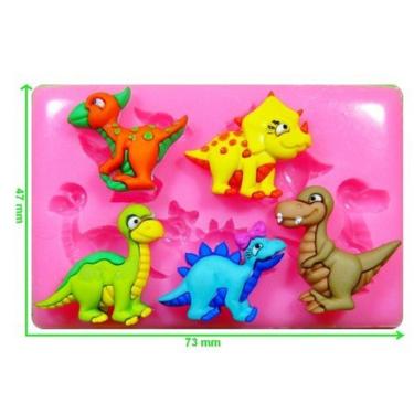 Imagem de Molde De Silicone Bebês Dinossauros