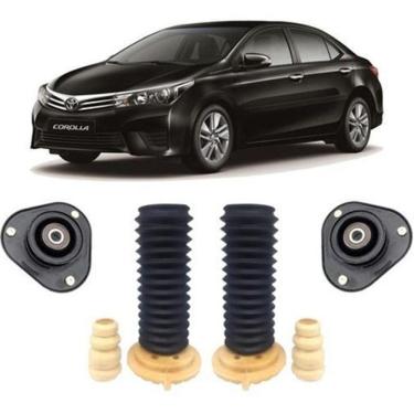 Imagem de Par Kit Coxim Amortecedor Dianteiro Corolla 2017 2018 2019