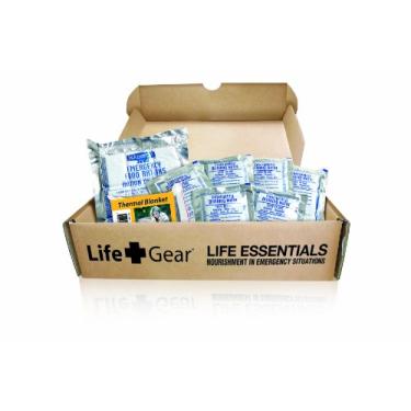 Imagem de Life Gear - Cobertor térmico de emergência LG329 para 1 pessoa, 3 dias, adicione ao kit de emergência ou sobrevivência caixa marrom
