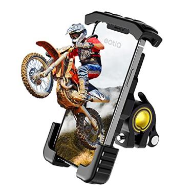 Imagem de OQTIQ Suporte para celular Dirt Bike, braçadeira para celular para guidão de motocicleta, clipe para celular para scooter, compatível com iPhone 14/iPhone 13 Pro Max, S9, S10 e mais celulares de 4,7" - 6,8"