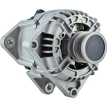 Imagem de Novo alternador compatível com/substituição para 1.8L Saturn Astra 08 09 2008 2009 124425060, 93188158, 95515976, 11501,12Clock 120Amp Tipo de polia de embreagem regulador interno CW Rotação 12V