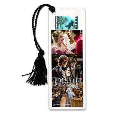 Imagem de Marcador de página FilmCells Harry Potter (Cálice de Fogo) com borla e clipe de filme real de 35 mm