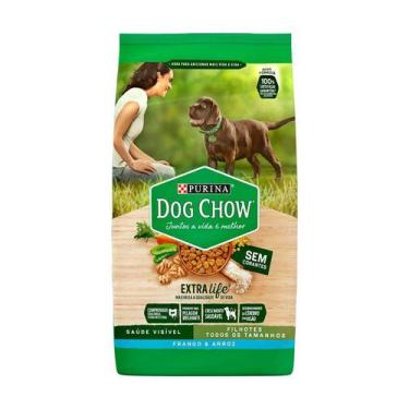 Imagem de Ração Dog Chow Para Cães Filhotes De Porte Médio E Grande Sabor Carne,