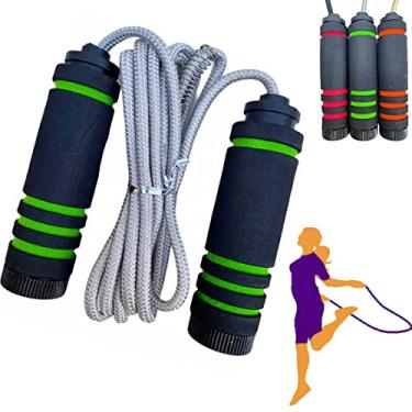 Imagem de Corda de Pular Profissional Treino Jumpe Rope (Verde)