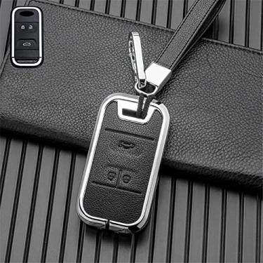 Imagem de LAYGU Capa de chave de carro Smart Keyless Remote Protector Case Keychain, para Chery Tiggo 8 7 5X 2019 2020 acessórios do carro
