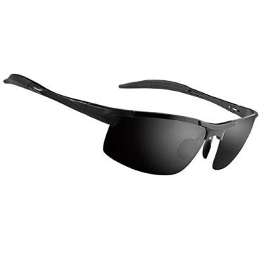 Imagem de Óculos De Sol Esportivo Feminino Masculino Polarizado Proteção UV400 Original Dirigir Corrida Pesca W8170