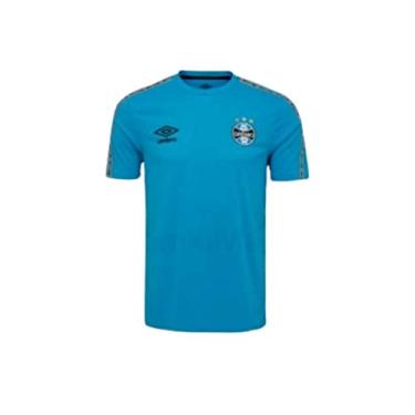 Imagem de Camiseta Grêmio Concentração 2021, Umbro, Masculino, Celeste, P