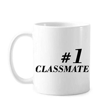 Imagem de Number.1 Caneca de cerâmica para café e porcelana da temporada de formatura da classmate