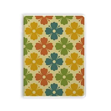 Imagem de Caderno de pétalas de grama com estampa de flores e cores doces