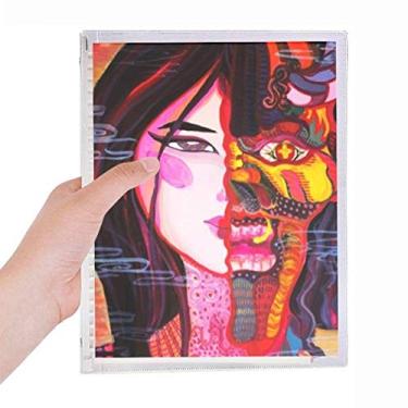 Imagem de Caderno de arte abstrata da Disillusionment, diário de folhas soltas recarregável, papelaria