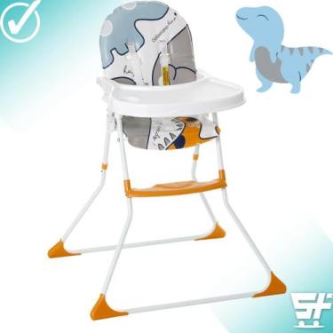 Imagem de Cadeira Alta De Bebe Para Alimentação Refeição Infantil  Nick Zoo Galz