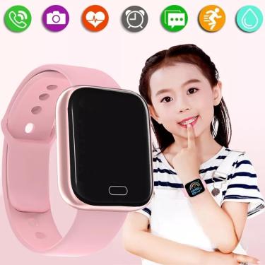 Imagem de Crianças de fitness relógio inteligente crianças smartwatch para meninas meninos relógio inteligente