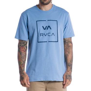 Imagem de Camiseta Rvca Va All The Way Azul Claro