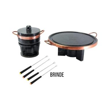 Imagem de Fondue De Pedra Sabão Grelha 27 Cm