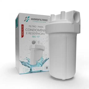 Imagem de Filtro Para Água Hidro Filter Big Poe 10 BR Poly Flow - Branco - Hidrofiltros