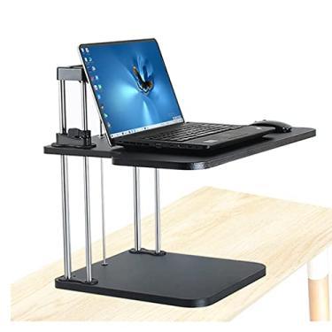 Imagem de Suporte de laptop ajustável em altura, monitor de computador ergonômico universal e suporte de mesa de mesa para laptop (cor: A, tamanho: 50 cm) (A 60 cm)
