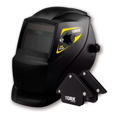 Imagem de Mascara Solda Tork 2 Esquadros 2 Lentes 1 Bateria Kab Solar