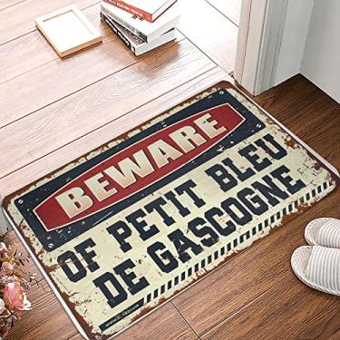 Imagem de Cave Man Bar Cuidado com Petit Bleu De Gascogne Capacho Decoração de Quarto Infantil Capacho Exterior (Tamanho: 65 x 90 cm)