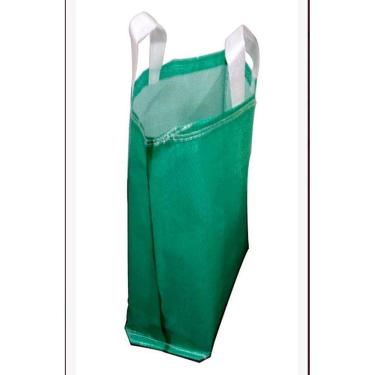 Imagem de Sacola de ráfia laminada 60x50cm verde pacote com 50