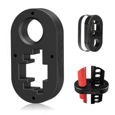 Imagem de 3mirrors Protetor De Alça Para Levantador De Levantamento De Alta Elevação, Placa De Aço Embutida, Mão De Borracha Resistente Ao Sol Superdurável Pequeno Preto