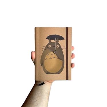 Imagem de Sketchbook Caderno Meu Amigo Totoro Studio Ghibli com Elástico e Marca Página Aquarela (G (14x20cm), Reciclado 120 Páginas)