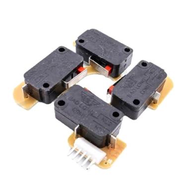 Imagem de Placa de reparo de joystick PCB Micro interruptores peça TP-MA conjunto com placa de metal para acessório Sanwa