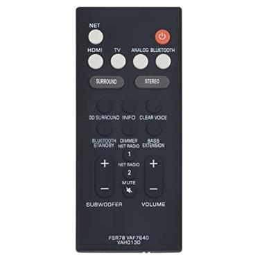 Imagem de Controle remoto de substituição FSR78 compatível com Yamaha Front Surround System ATS-1060 ATS-1070 ATS-2070 NS-WSW42 YAS-106 YAS-107 YAS-207 YAS-CU207 ATS-1080 YAS-108 ZV289600 AF7640 VAH0130