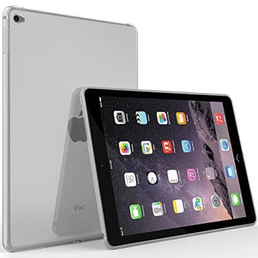 Imagem de Capa transparente para iPad Air 2 (modelo antigo de 2014 de 2ª geração), capa protetora de TPU macio flexível com design fino Puxicu para iPad Air 2 de 9,7 polegadas (modelo A1566/A1567) Tablet,