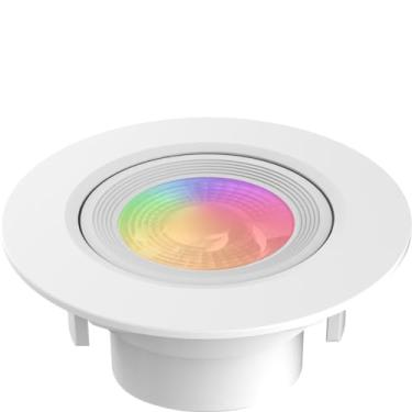 Imagem de Spot Led Redondo 5w Rgb Smart Wifi Jwcom Alexa, Google Home