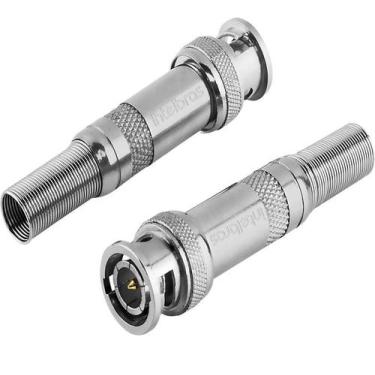 Imagem de Conector BNC Mola CONEX 1000 BNC MOLA Para CFTV Intelbras